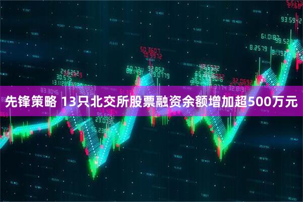先锋策略 13只北交所股票融资余额增加超500万元